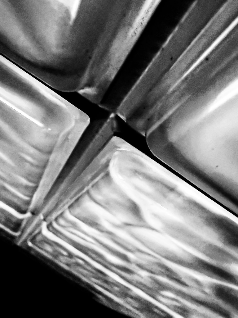 Glass blocks processed in Lightroom from a trip to the local veterinarian office.  