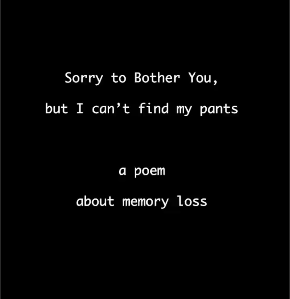 Spoken Word Poem “but I need new pants” and reflection from the poet who wrote&nbsp;it